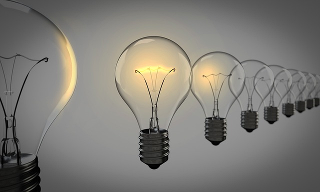 Stylized image of a lightbulb sparking, symbolizing the beginning of Vivid Pulse.