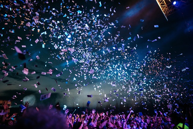 Image of confetti bursting, representing the exciting launch of Vivid Pulse's first offerings.